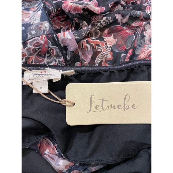 NWT Anthropologie x Let Me Be Open-Front Halter Top Size M - Picture 10 of 10